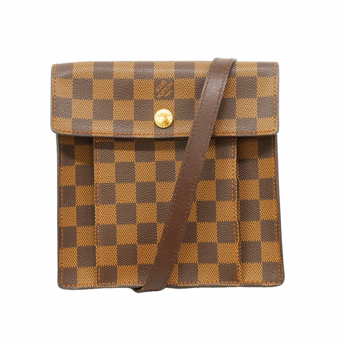 Louis Vuitton Shoulder Bag Damier Pimlico Ebene