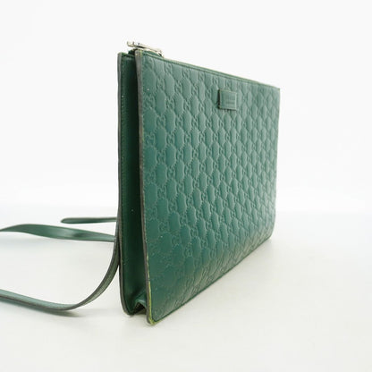 Gucci Shoulder Bag Guccissima Leather Green Silver — view 2