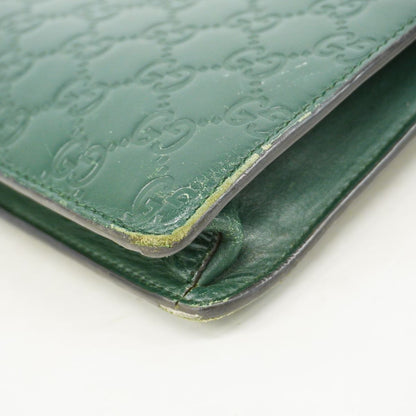 Gucci Shoulder Bag Guccissima Leather Green Silver — view 6