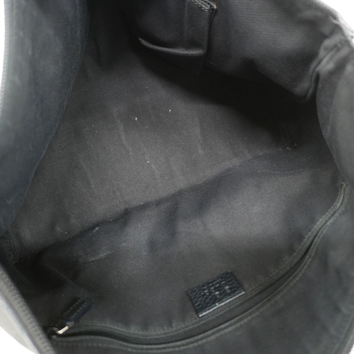 Gucci Tote Bag GG Nylon Black Silver — view 4