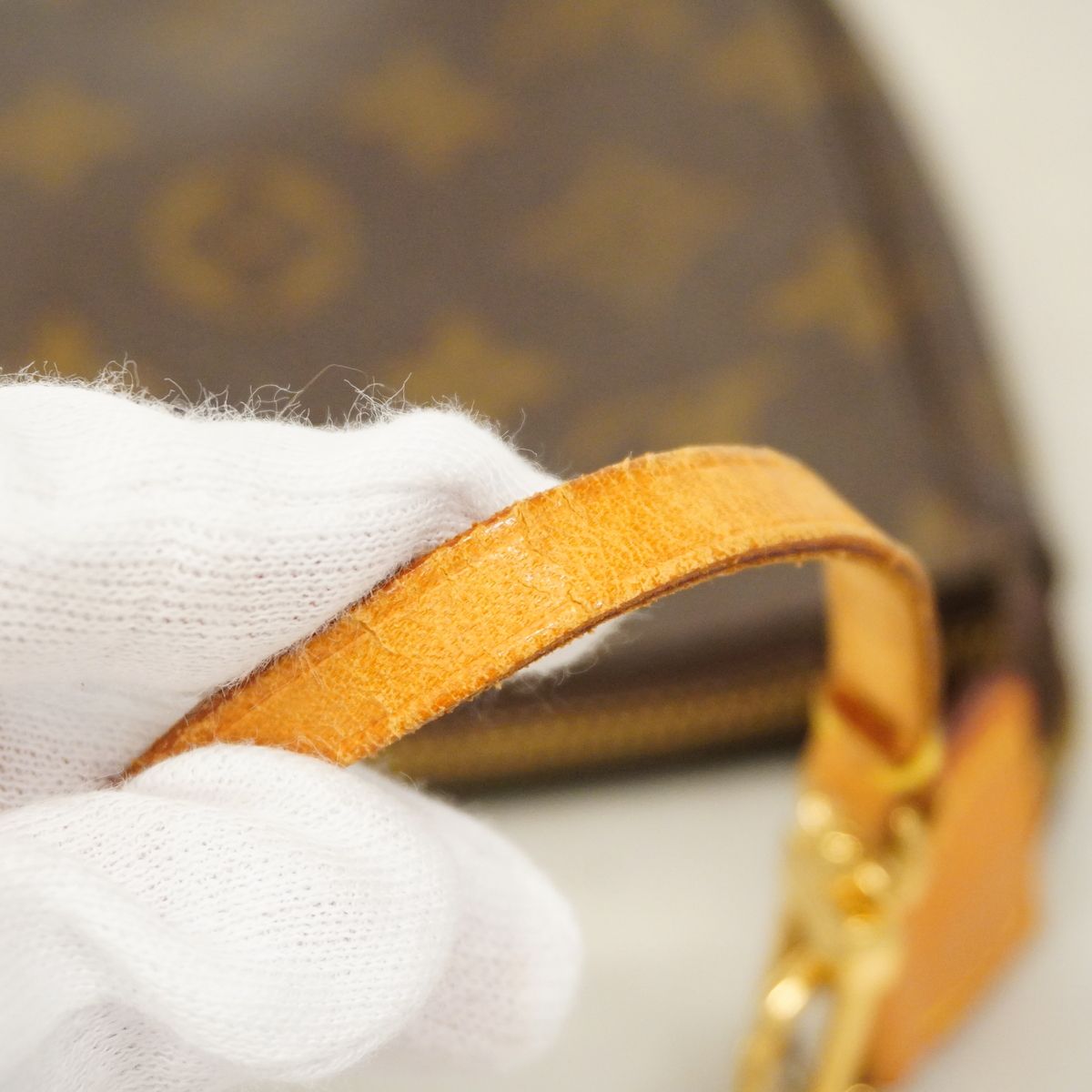 Louis Vuitton Pouch Monogram Pochette Soir Brown — view 7