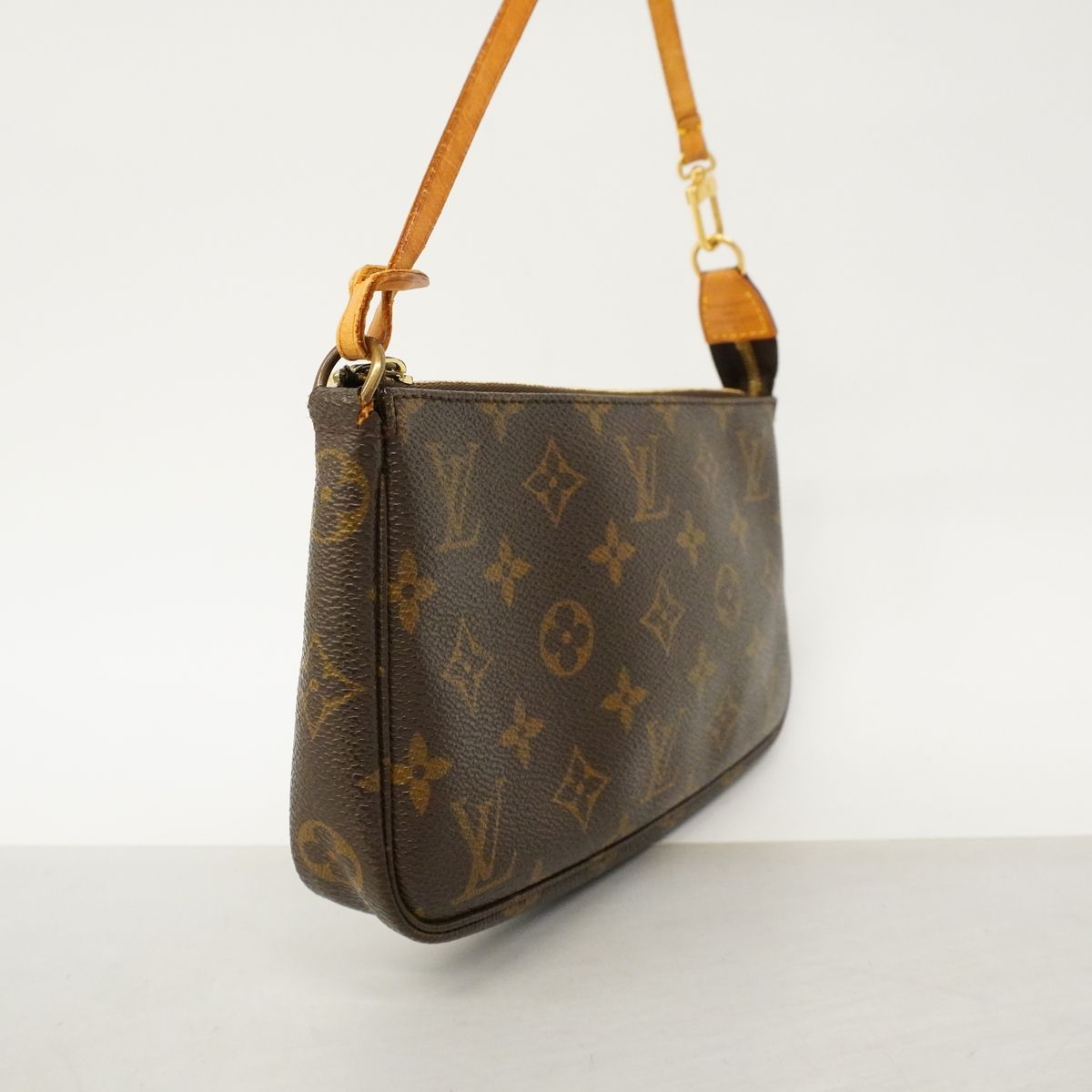 Louis Vuitton Pouch Monogram Pochette Soir Brown — view 2