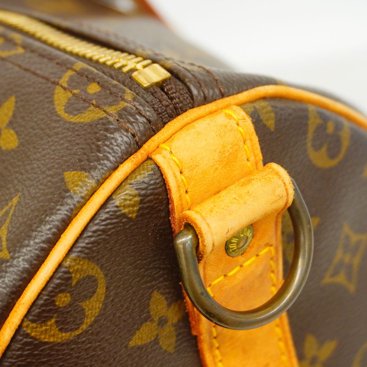 Louis Vuitton Boston Bag Monogram Keepall Bandouliere 50 Brown — view 7