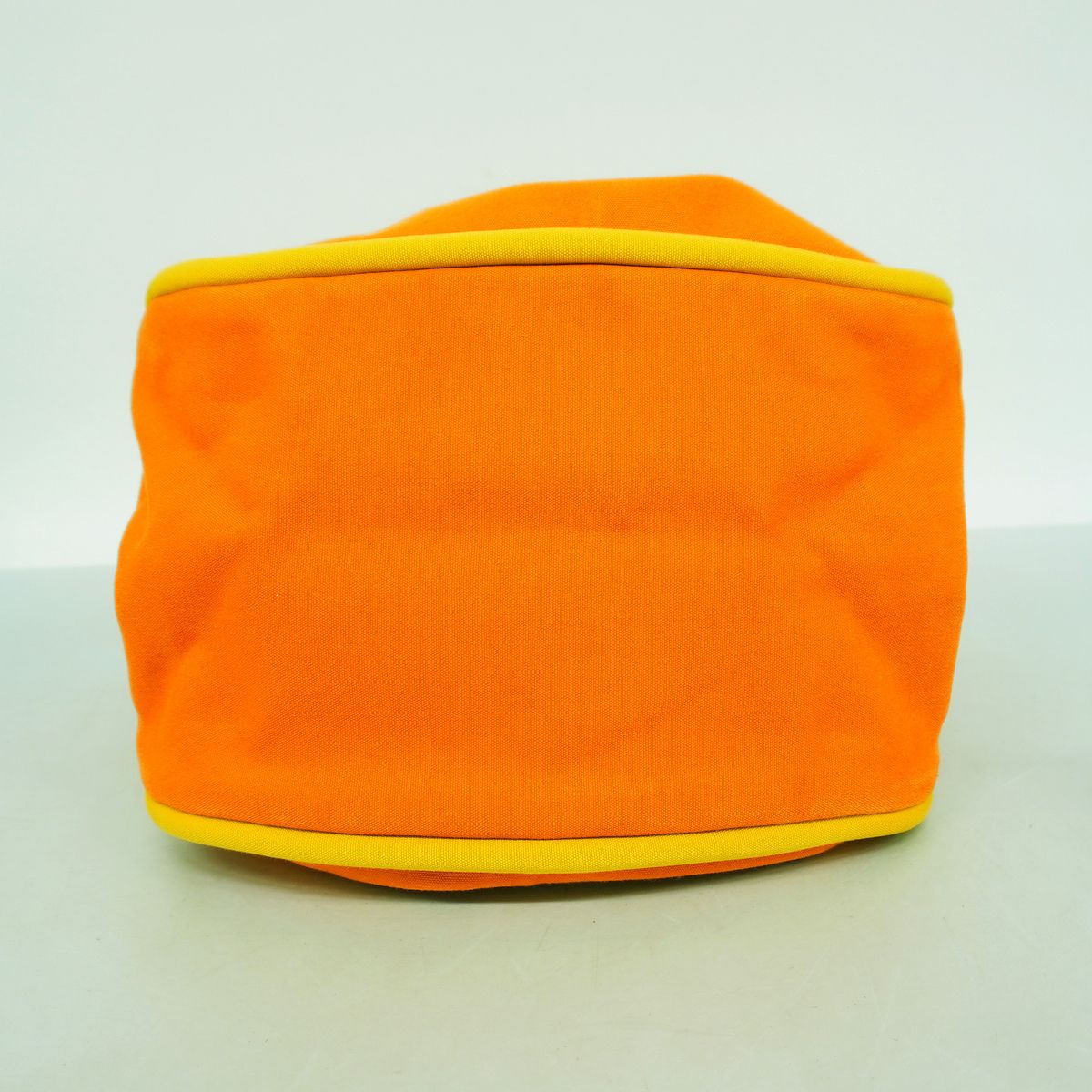 Hermes Tote Bag Sac Cabas PM Canvas Orange Yellow Silver — view 3