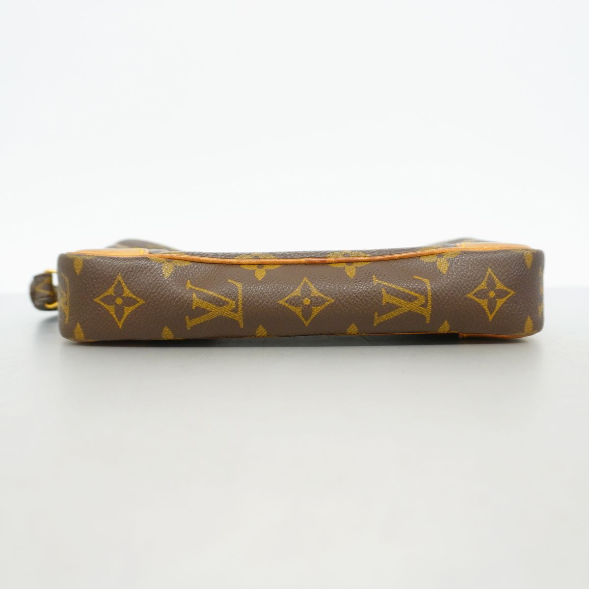 Louis Vuitton Clutch Monogram Marly Dragonne PM Brown — view 3