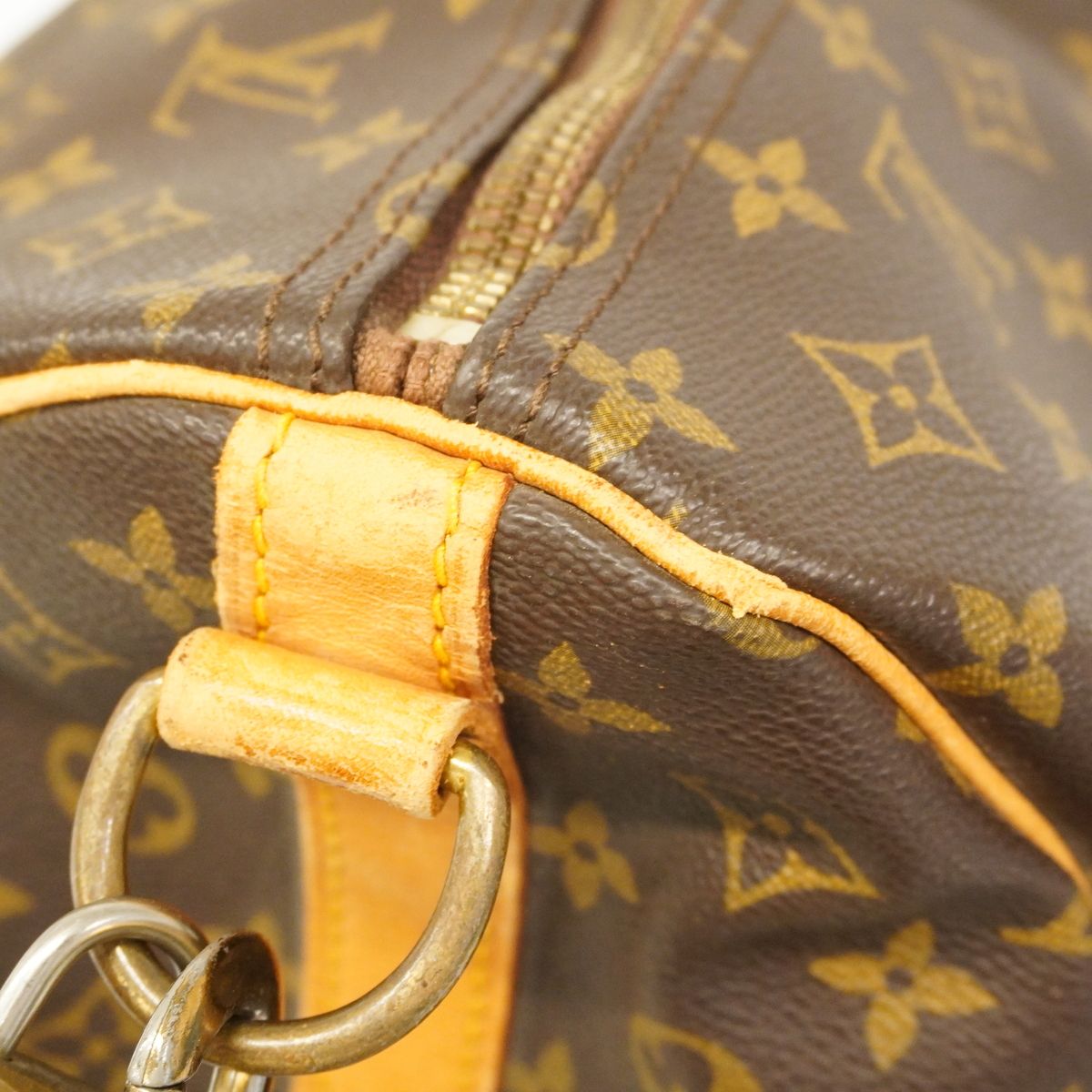 Louis Vuitton Boston Bag Monogram Keepall Bandouliere 60 Brown — view 7
