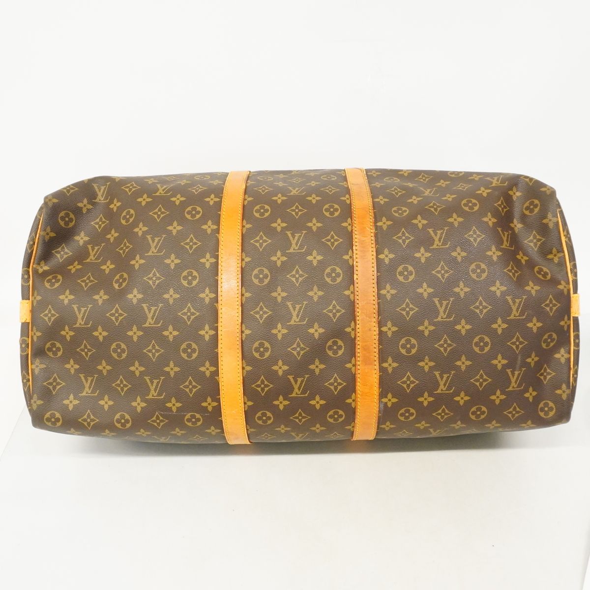 Louis Vuitton Boston Bag Monogram Keepall Bandouliere 60 Brown — view 3