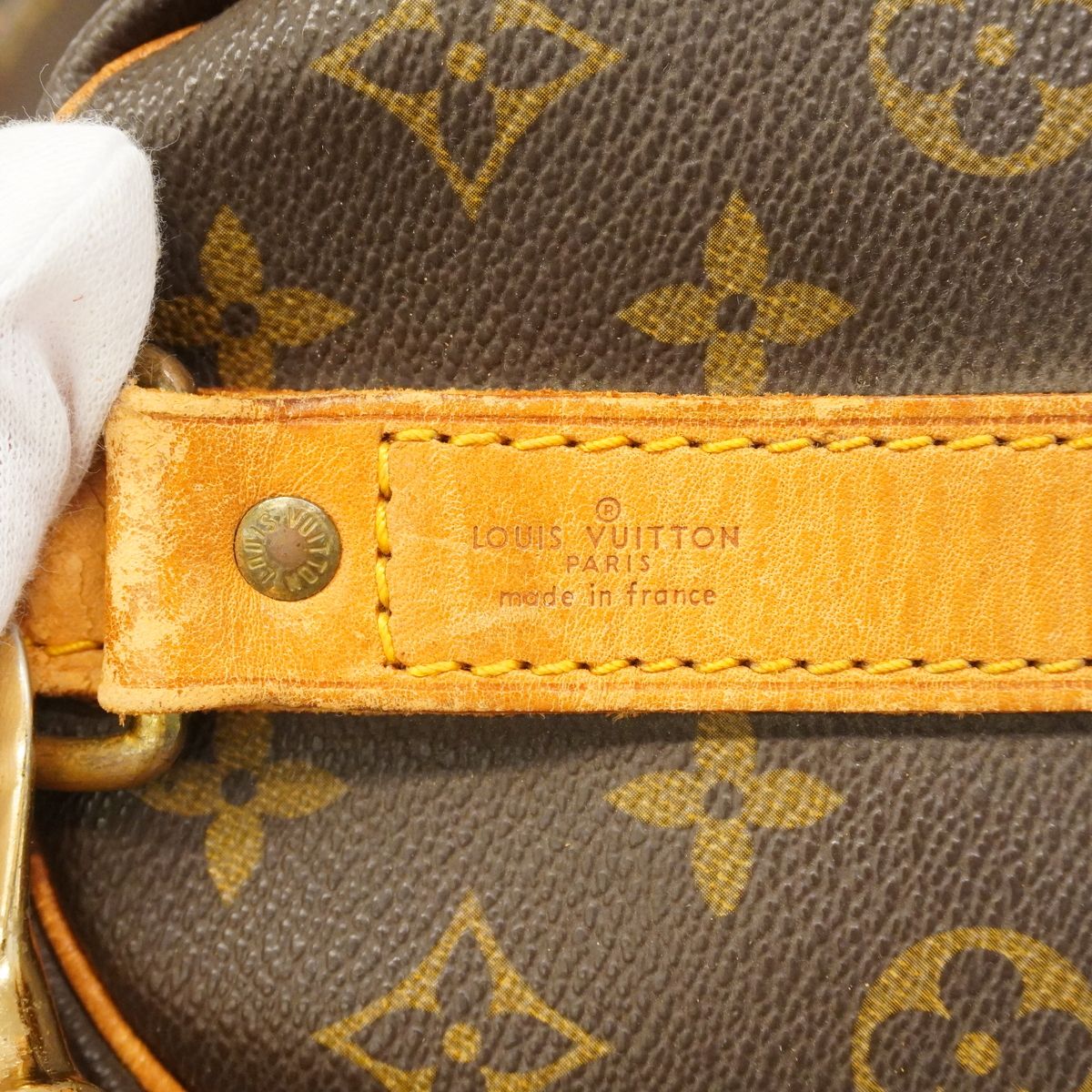 Louis Vuitton Boston Bag Monogram Keepall Bandouliere 60 Brown — view 5