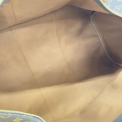 Louis Vuitton Boston Bag Monogram Keepall 55 Brown — view 4