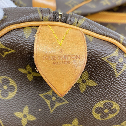 Louis Vuitton Boston Bag Monogram Keepall 55 Brown — view 5