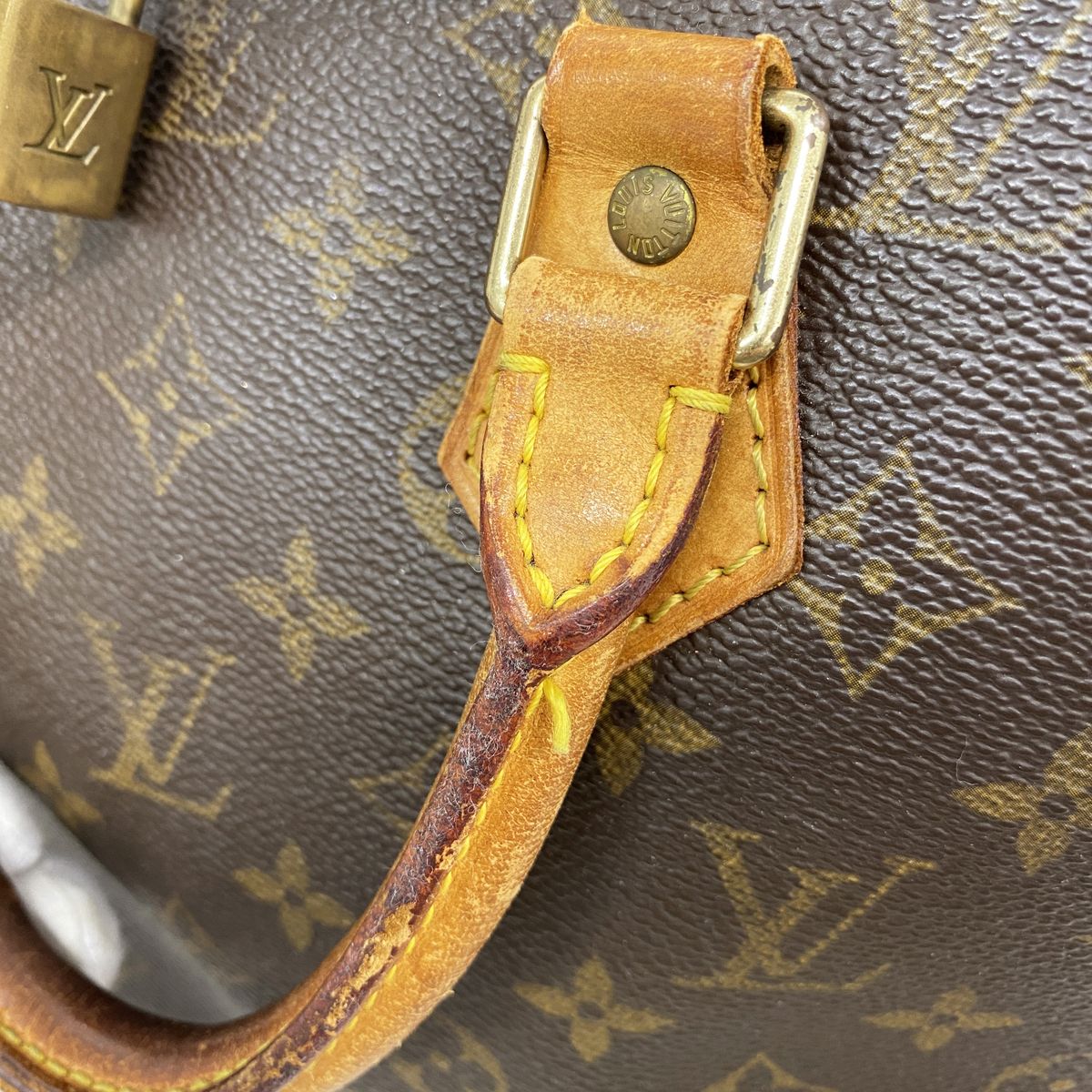 Louis Vuitton Handbag Monogram Alma Brown — view 8