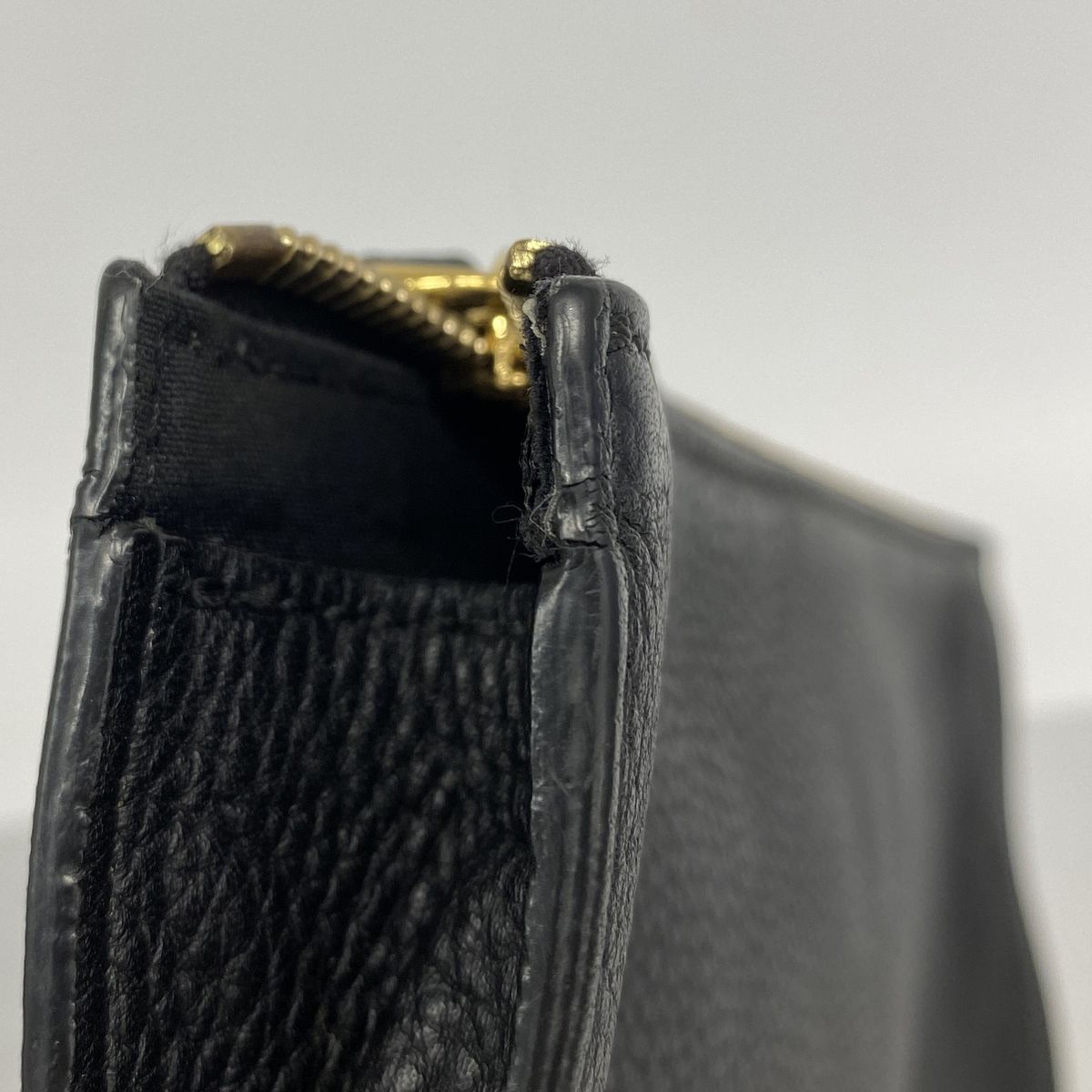Fendi Clutch Monster Star Leather Black Gold — view 7