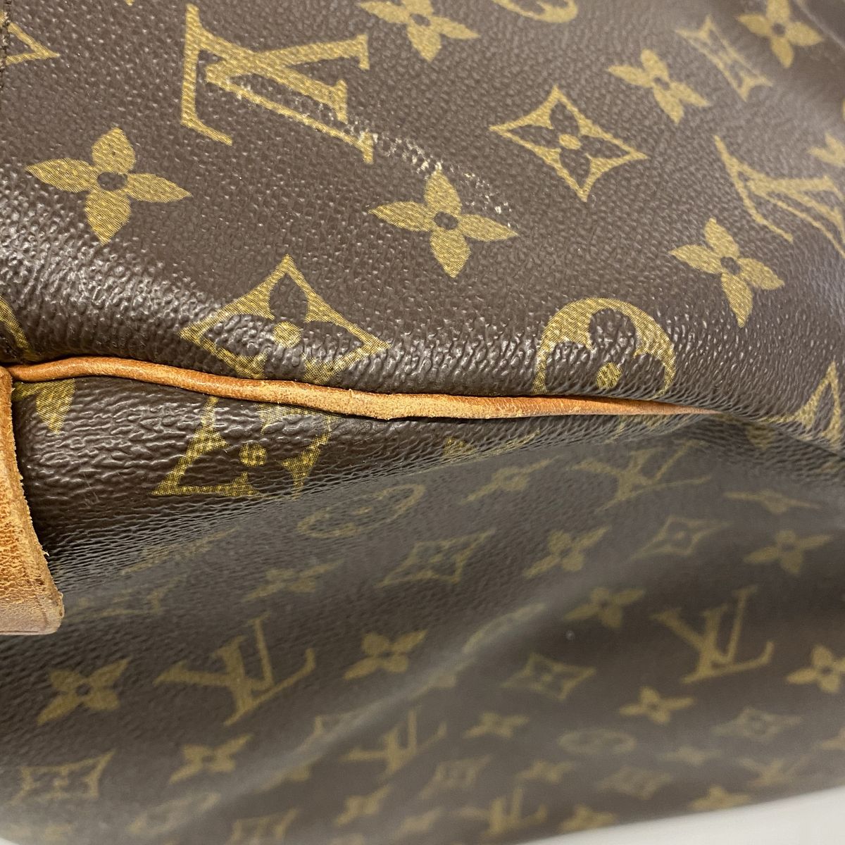 Louis Vuitton Boston Bag Monogram Keepall 55 Brown — view 7