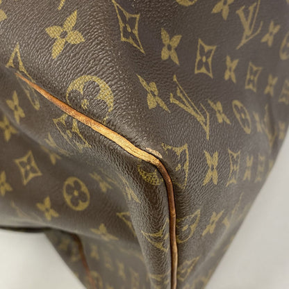 Louis Vuitton Boston Bag Monogram Keepall 55 Brown — view 6