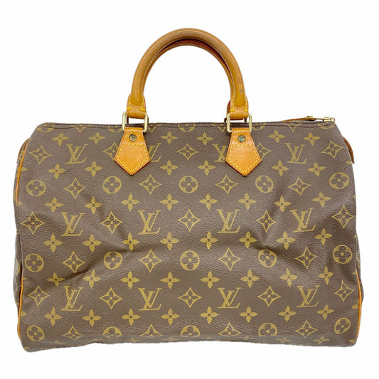 Louis Vuitton Handbag Monogram Speedy 35 Brown