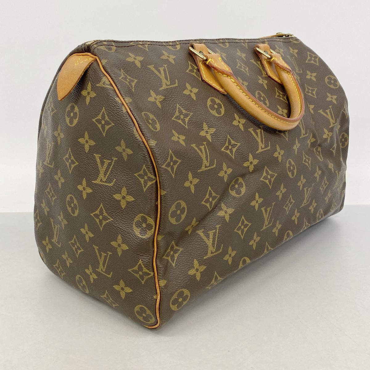 Louis Vuitton Handbag Monogram Speedy 35 Brown — view 2