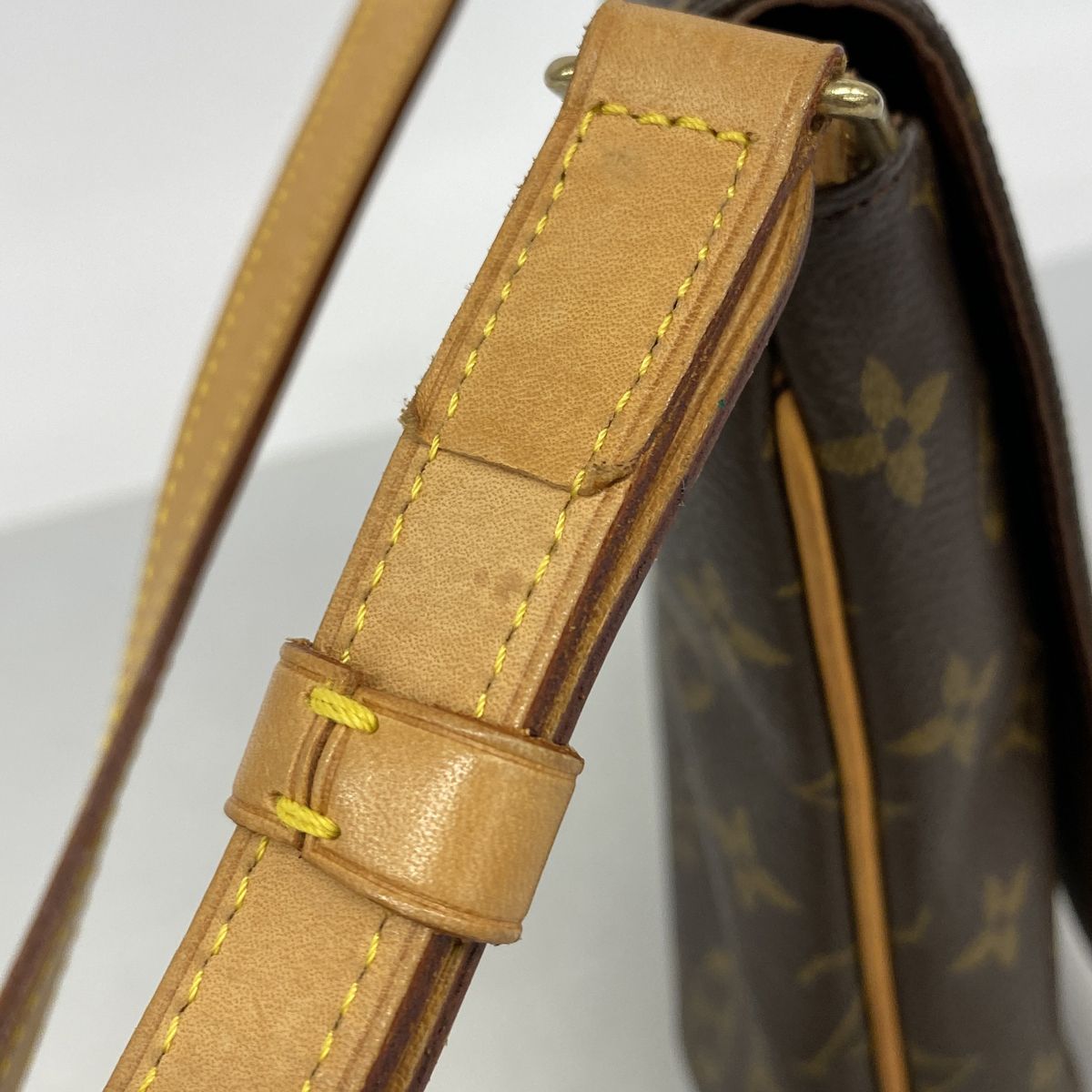 Louis Vuitton Shoulder Bag Monogram Musette Salsa Short Strap Brown — view 7