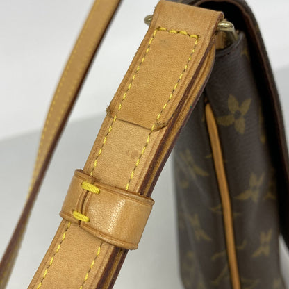 Louis Vuitton Shoulder Bag Monogram Musette Salsa Short Strap Brown — view 7