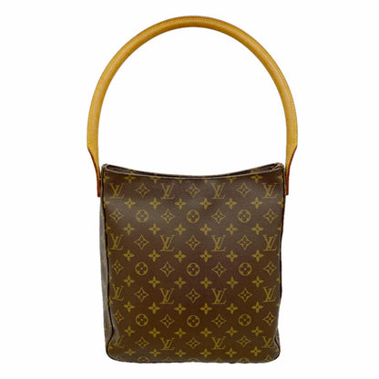 Louis Vuitton Shoulder Bag Monogram Looping GM Brown