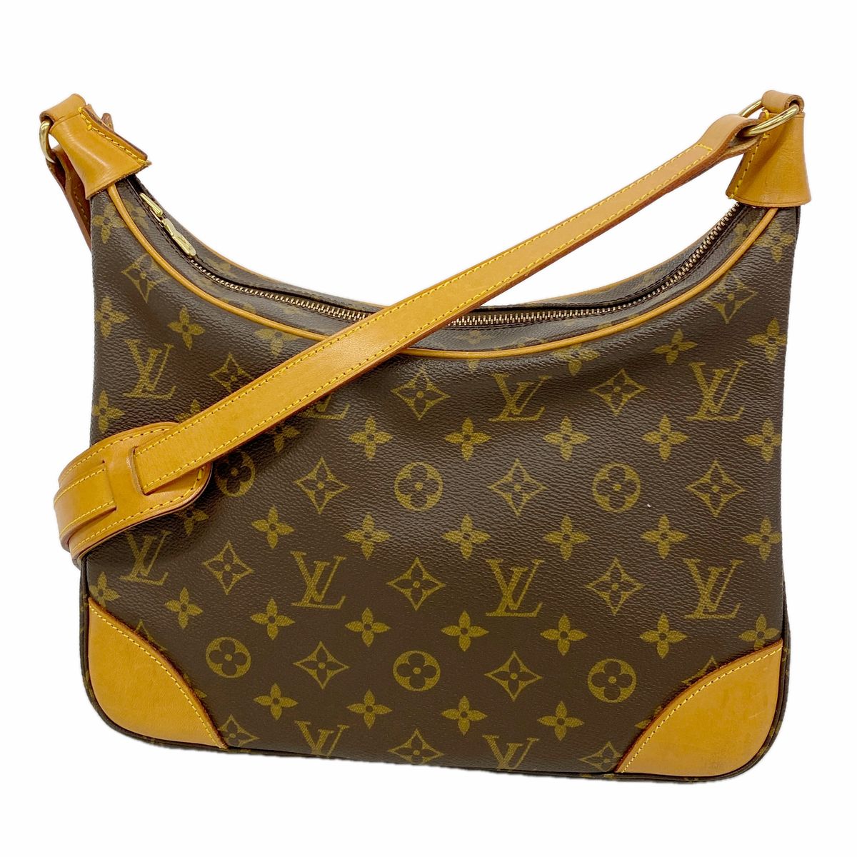 Louis Vuitton Shoulder Bag Monogram Boulogne 30 Brown