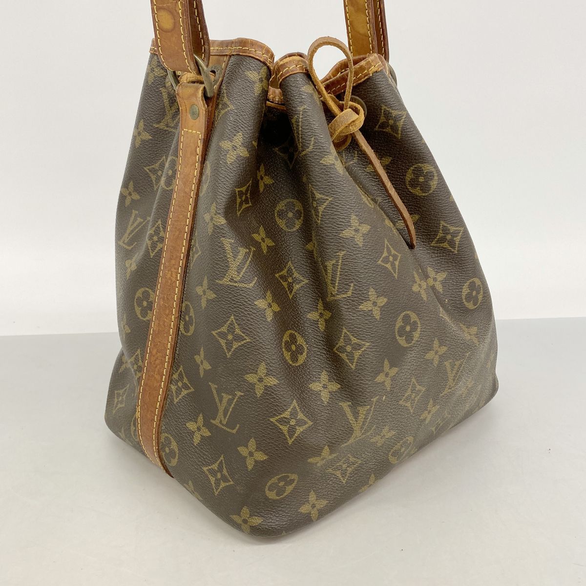 Louis Vuitton Shoulder Bag Monogram Petit Noe Brown — view 2