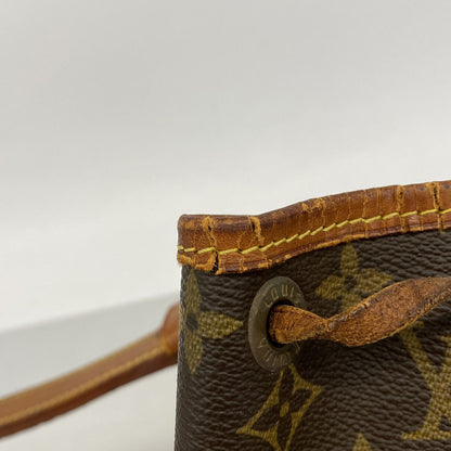 Louis Vuitton Shoulder Bag Monogram Petit Noe Brown — view 7