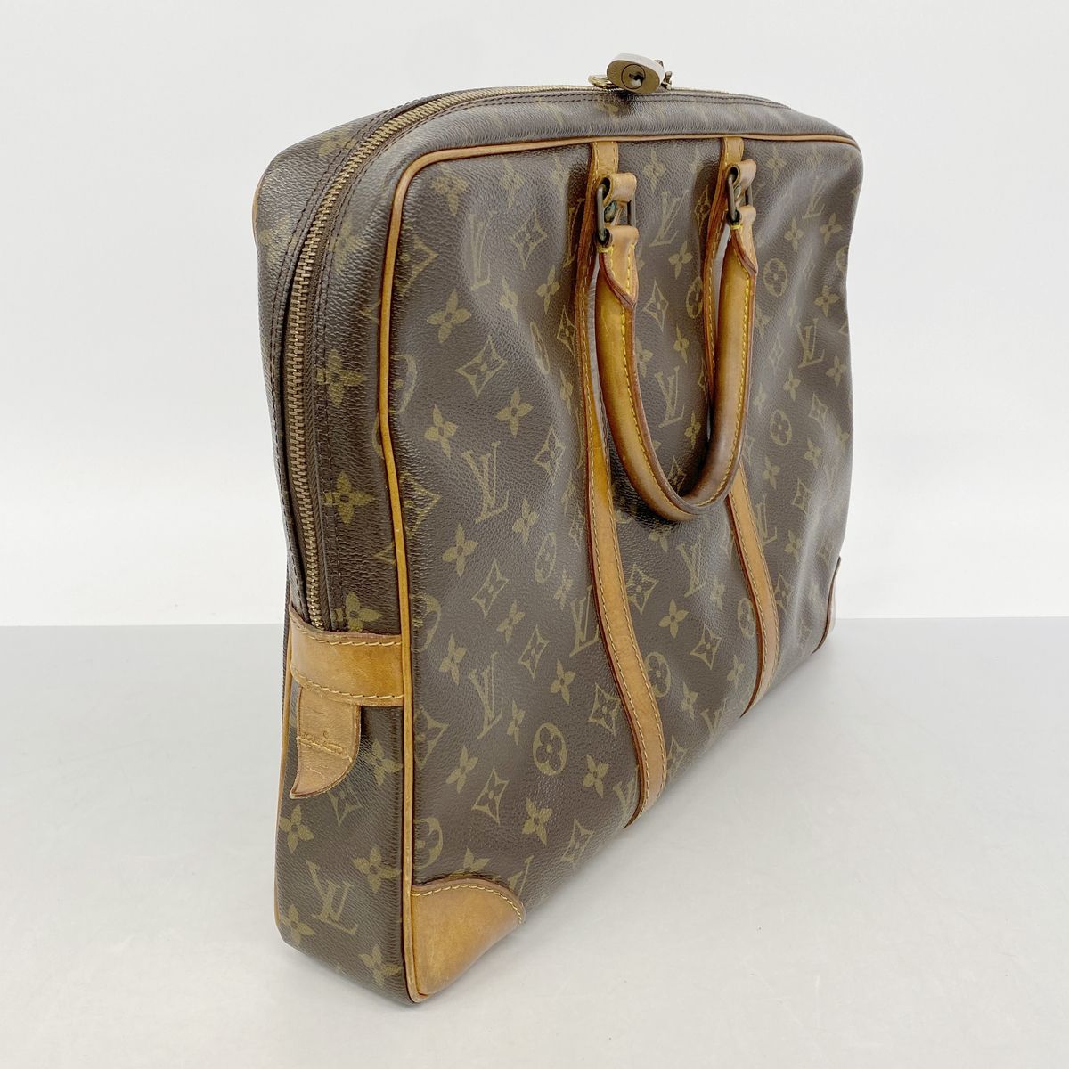 Louis Vuitton Business Bag Monogram Porte Documents Voyage Brown — view 2