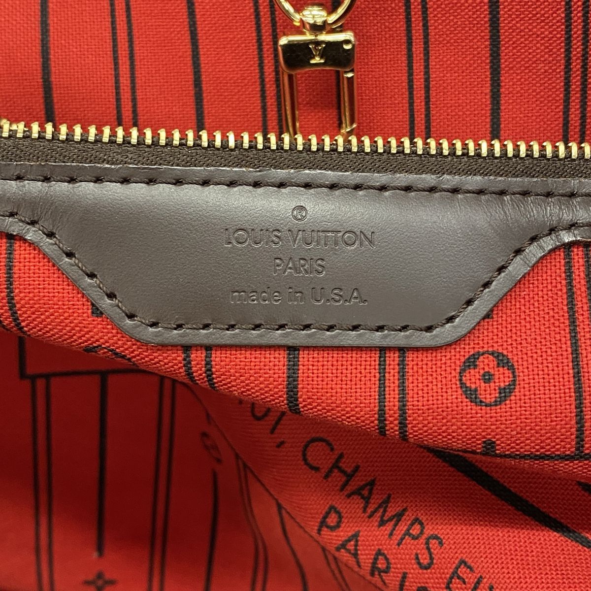 Louis Vuitton Tote Bag Damier Neverfull GM Ebene — view 5