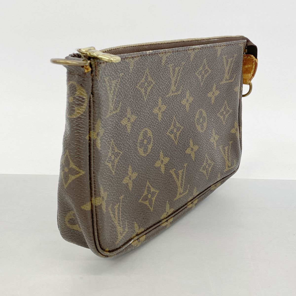 Louis Vuitton Pouch Monogram Pochette Soir Brown — view 2