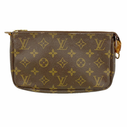Louis Vuitton Pouch Monogram Pochette Soir Brown