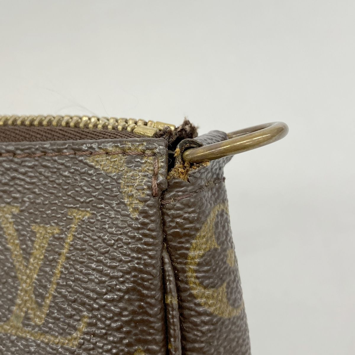 Louis Vuitton Pouch Monogram Pochette Soir Brown — view 6