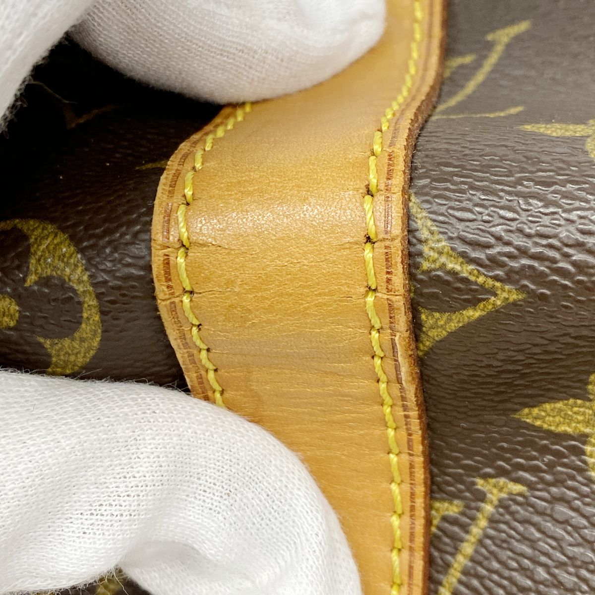 Louis Vuitton Boston Bag Monogram Keepall 55 Brown — view 7
