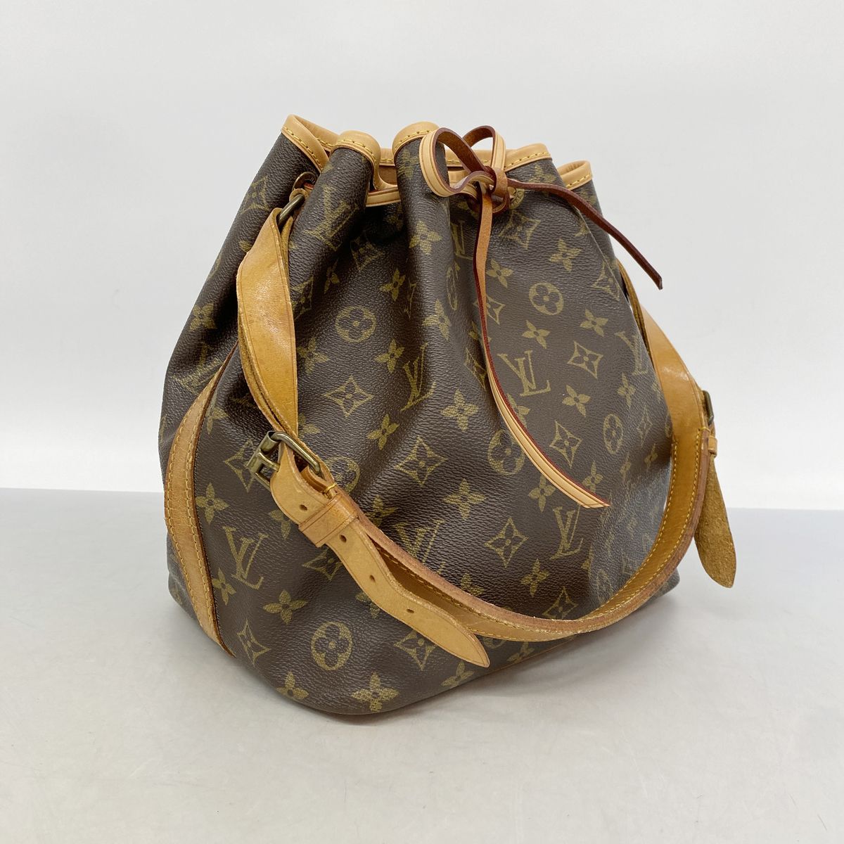 Louis Vuitton Shoulder Bag Monogram Petit Noe Brown — view 2