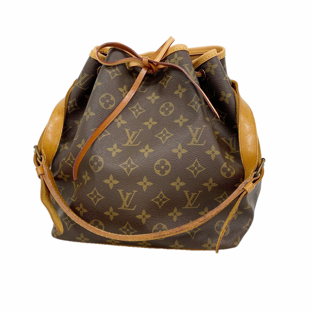 Louis Vuitton Shoulder Bag Monogram Petit Noe Brown
