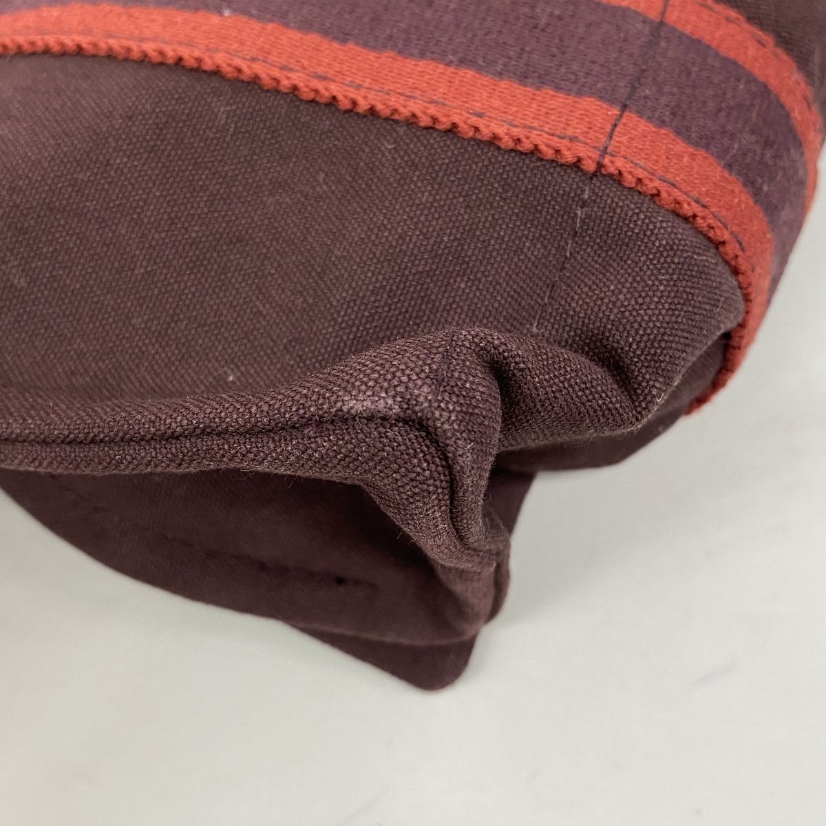 Hermes Shoulder Bag Fourre Tout Besace MM Canvas Bordeaux Silver — view 6