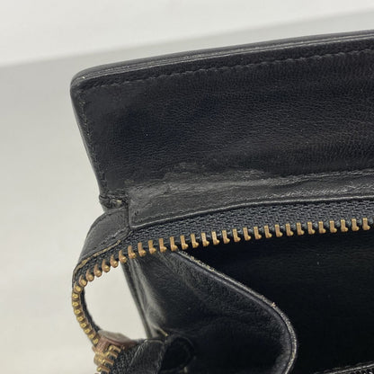 Chanel Shoulder Bag Stitch Lambskin Black Gold — view 6