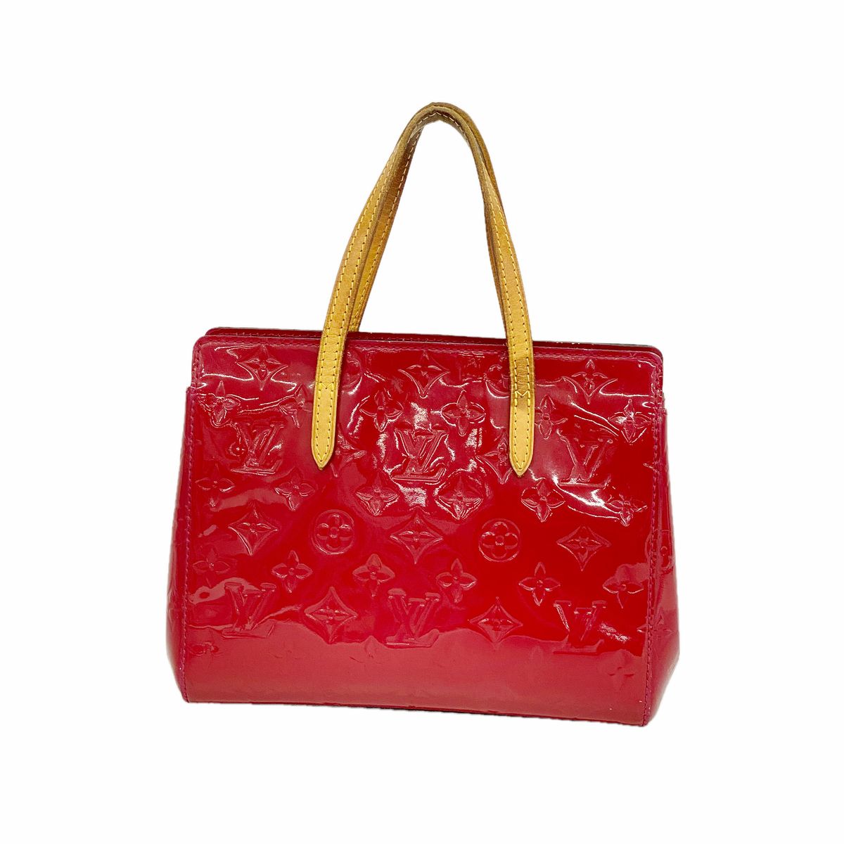 Louis Vuitton Handbag Vernis Katarina BB Rose Andianladies