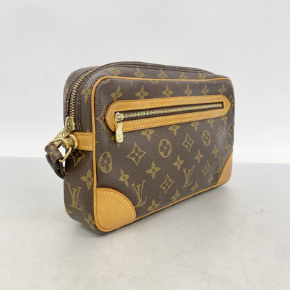 Louis Vuitton Clutch Monogram Marly Dragonne GM Brown — view 2
