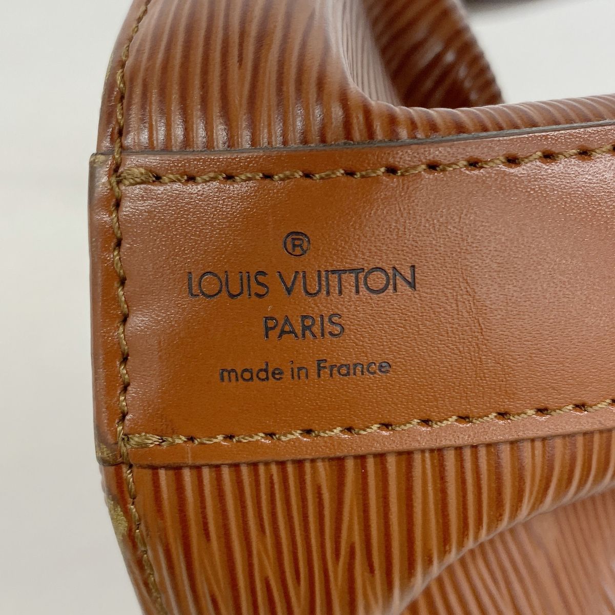 Louis Vuitton Shoulder Bag Epi Sac Deport PM Kenyabrown — view 5