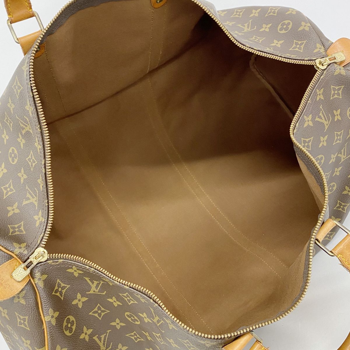 Louis Vuitton Boston Bag Monogram Keepall 60 Brown — view 4