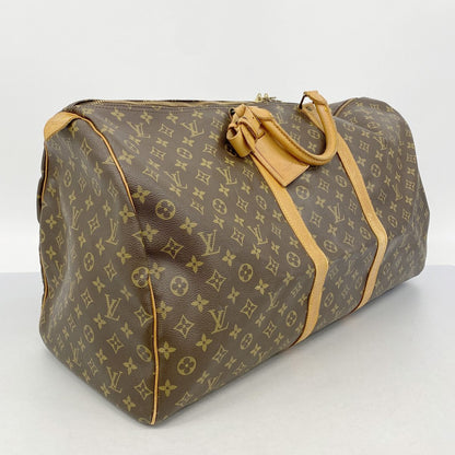 Louis Vuitton Boston Bag Monogram Keepall 60 Brown — view 2