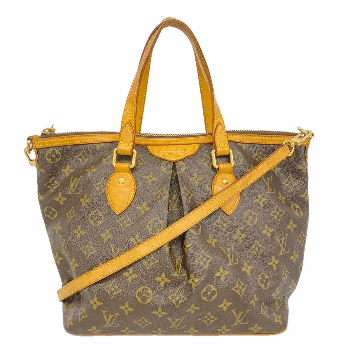 Louis Vuitton Tote Bag Monogram Palermo PM Brown 2-Way
