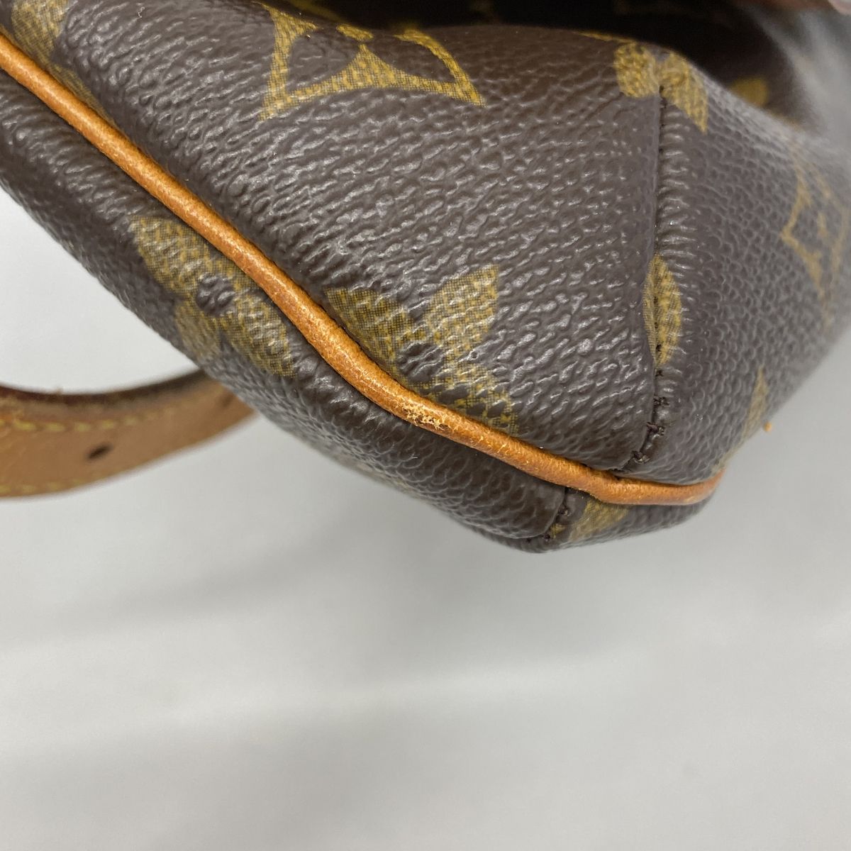 Louis Vuitton Shoulder Bag Monogram Musette Satango Short Strap Brown — view 6