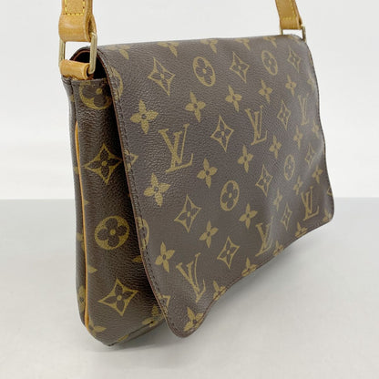 Louis Vuitton Shoulder Bag Monogram Musette Satango Short Strap Brown — view 2