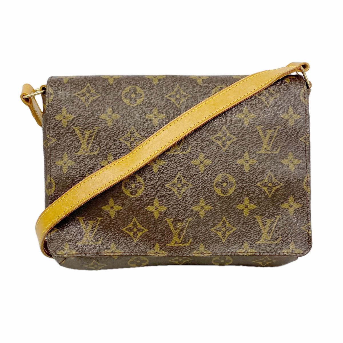 Louis Vuitton Shoulder Bag Monogram Musette Satango Short Strap Brown
