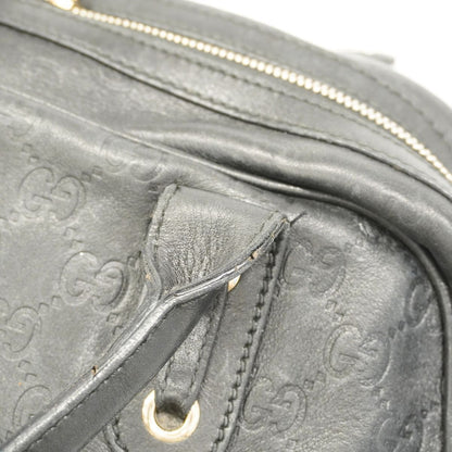 Gucci Shoulder Bag Guccissima Princy Leather Black Gold — view 8