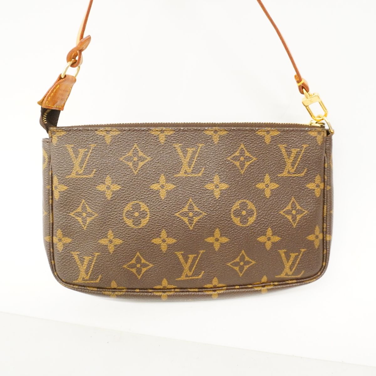 Louis Vuitton Pouch Monogram Pochette Soir Brown — view 8