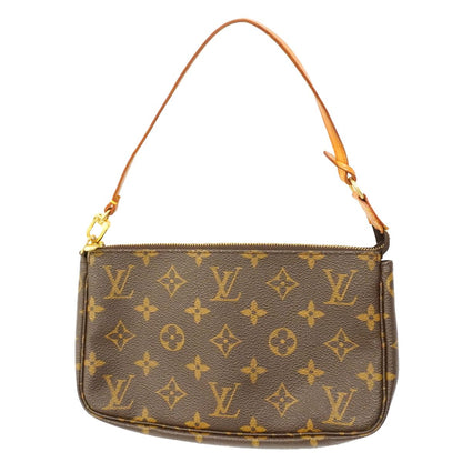 Louis Vuitton Pouch Monogram Pochette Soir Brown