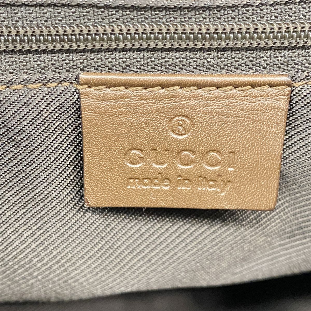 Gucci Shoulder Bag GG Canvas 001 Brown Silver — view 5