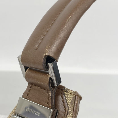 Gucci Shoulder Bag GG Canvas 001 Brown Silver — view 7